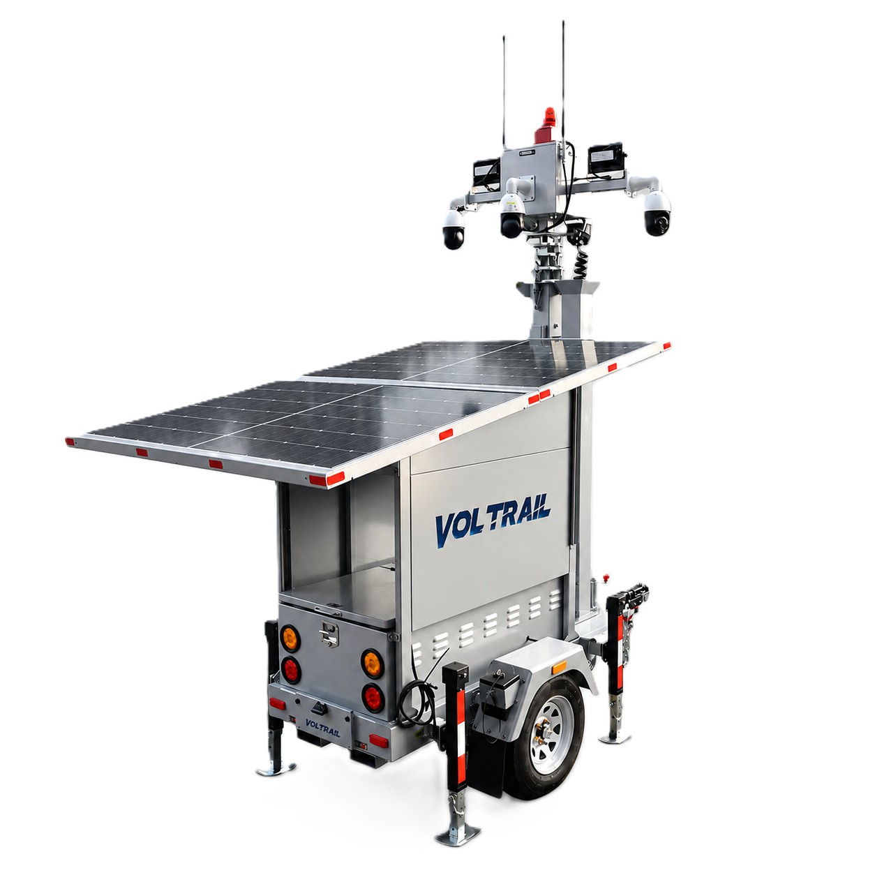 VOLTRAIL SST-700, remorcă, Panouri solare desfășurate
