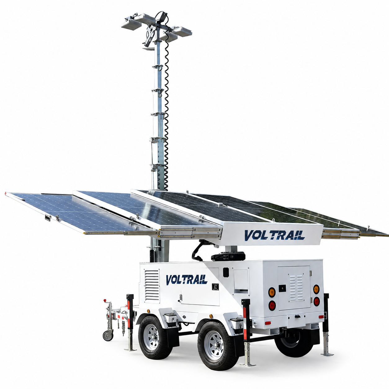 VOLTRAIL SST-450, remorcă, Cameră PTZ 4 MP pe catarg 4,5 m